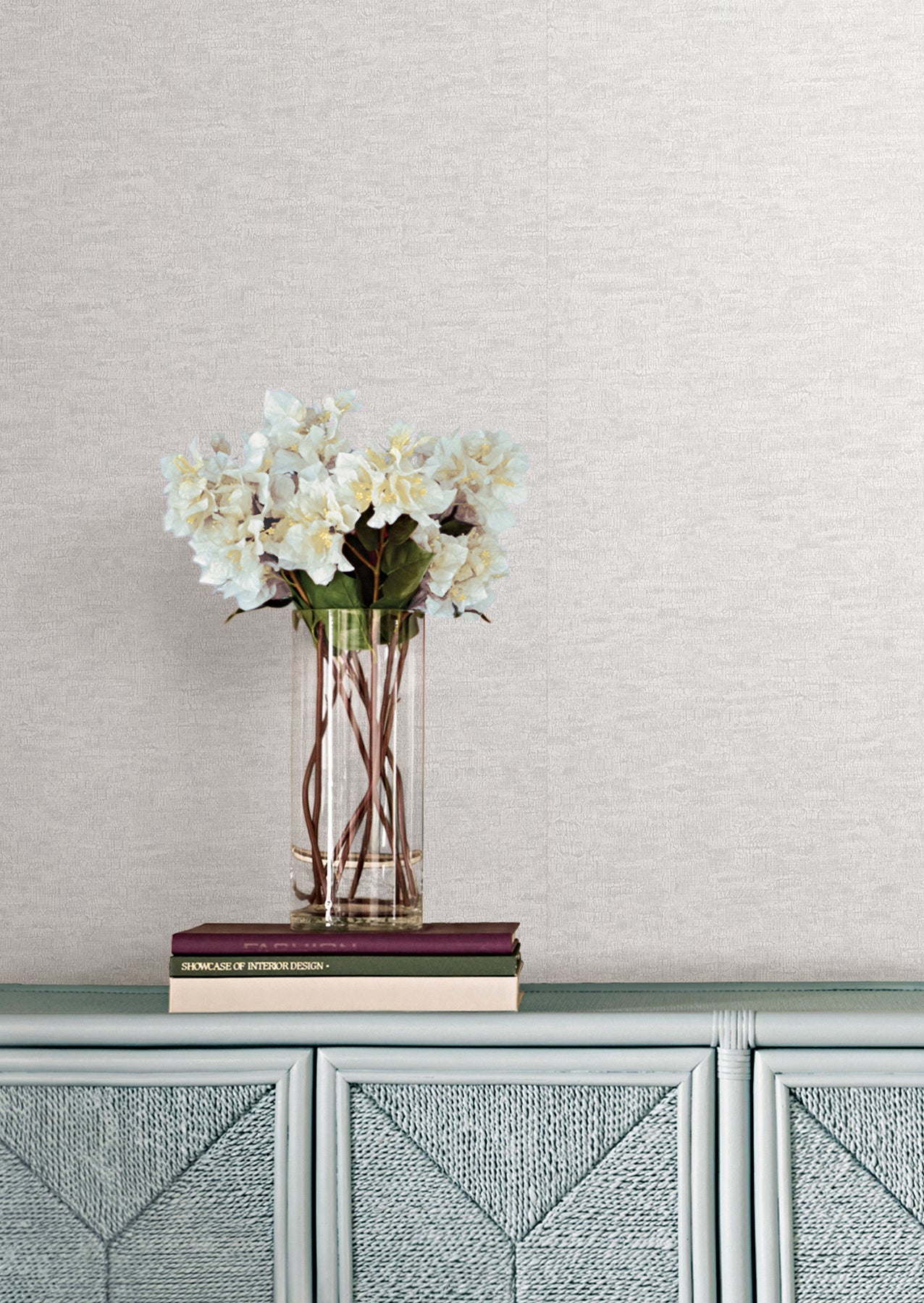 Tide Water Dove Textured Wallpaper — COD0607N