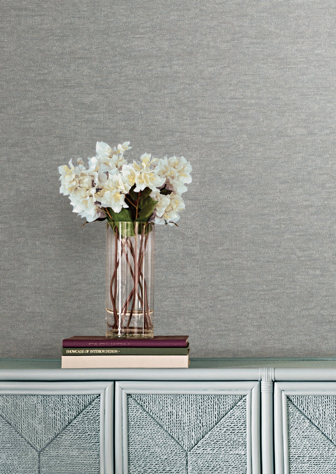 Tide Water Aqua Textured Wallpaper — COD0609N