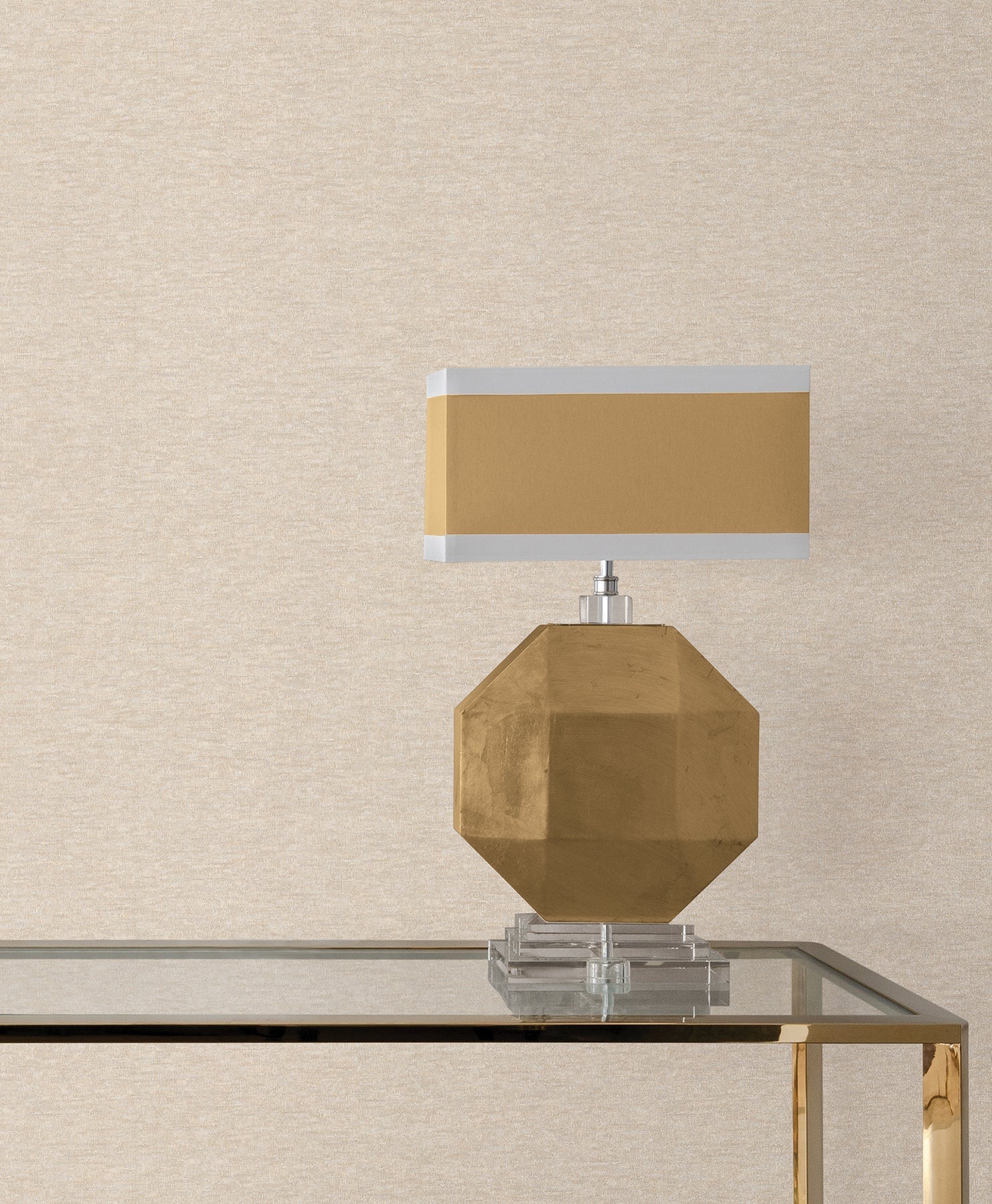 Tide Water Khaki Textured Wallpaper — COD0612N