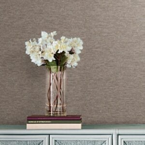 Tide Water Brown Textured Wallpaper — COD0613N