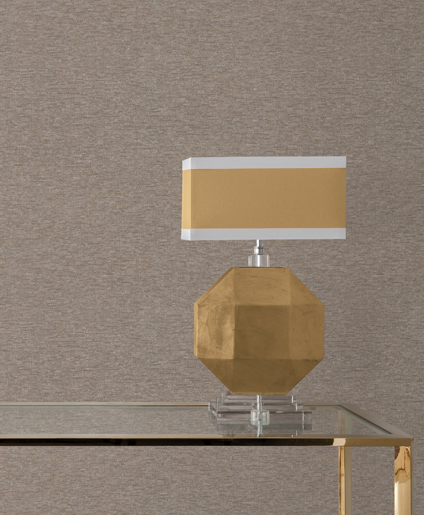 Tide Water Brown Textured Wallpaper — COD0613N