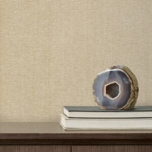 Loominosity Khaki Faux Linen Wallpaper — COD0645N