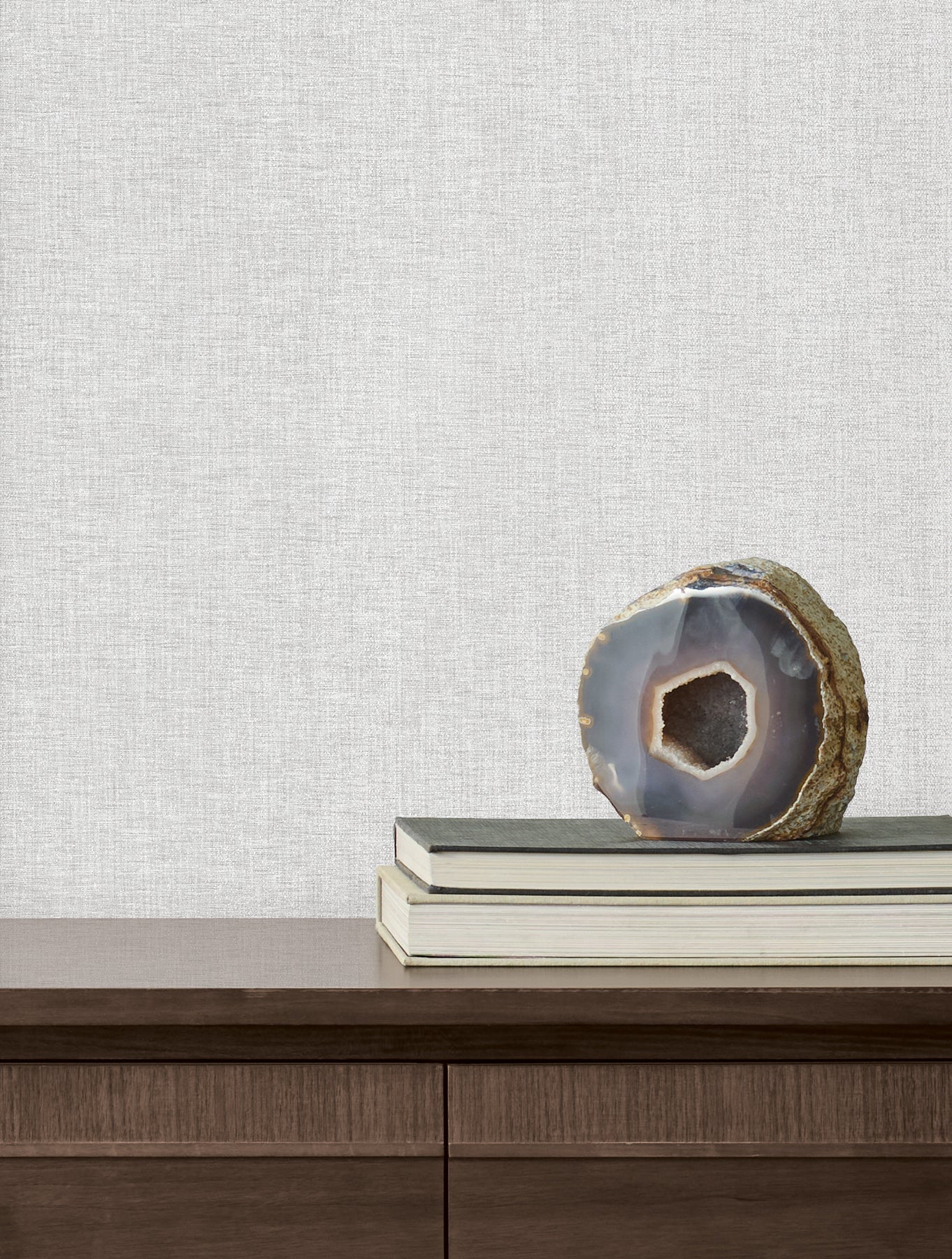 Loominosity Sterling Faux Linen Wallpaper — COD0649N