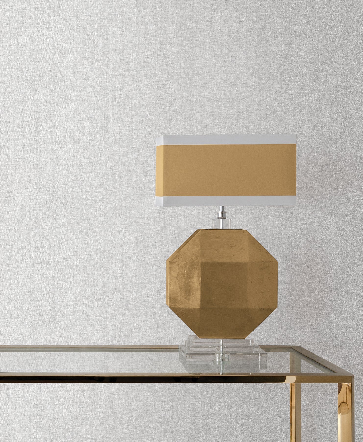 Loominosity Sterling Faux Linen Wallpaper — COD0649N