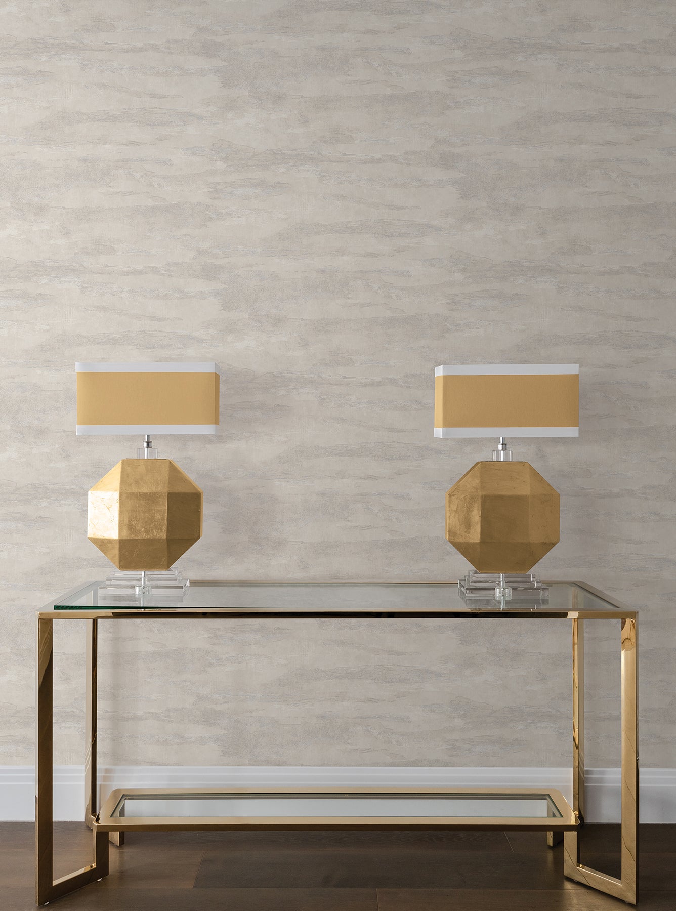 Misty Dreams Pearl Abstract Wallpaper — COD0656N