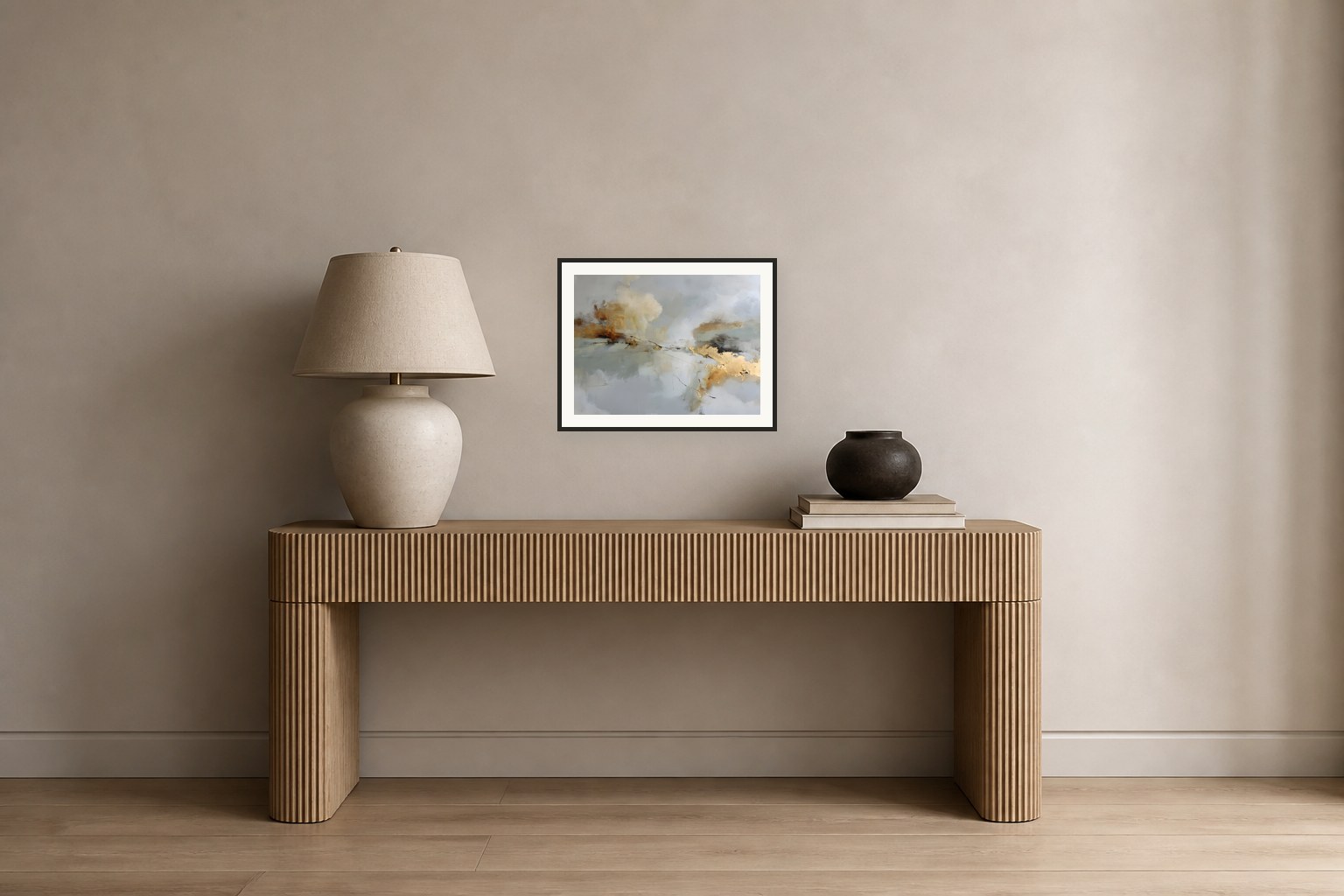 Gilded Drift shown in a room