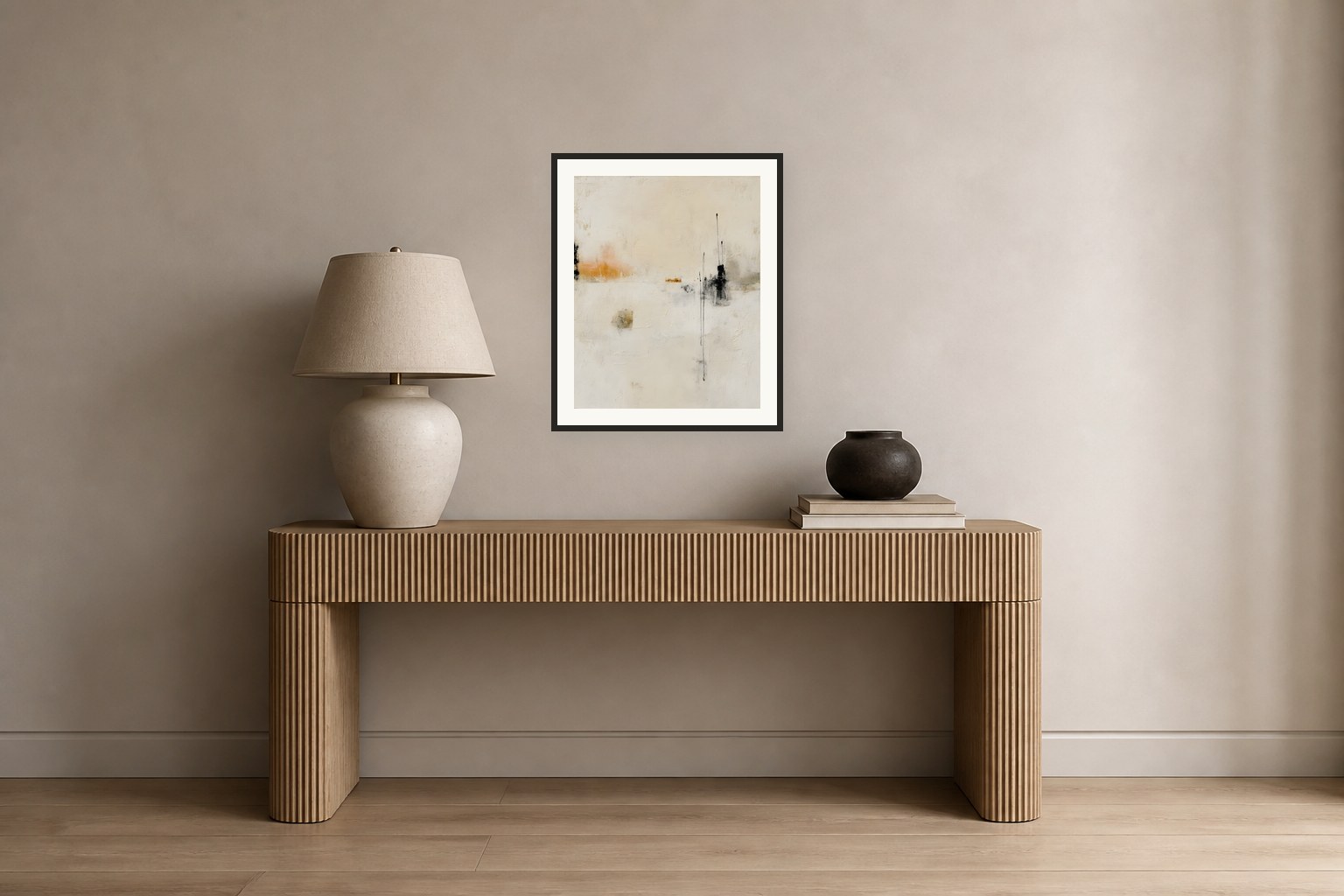 Quiet Marks shown in a room