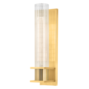 Hudson Valley Lighting Sperry Wall Sconce in Aged Brass