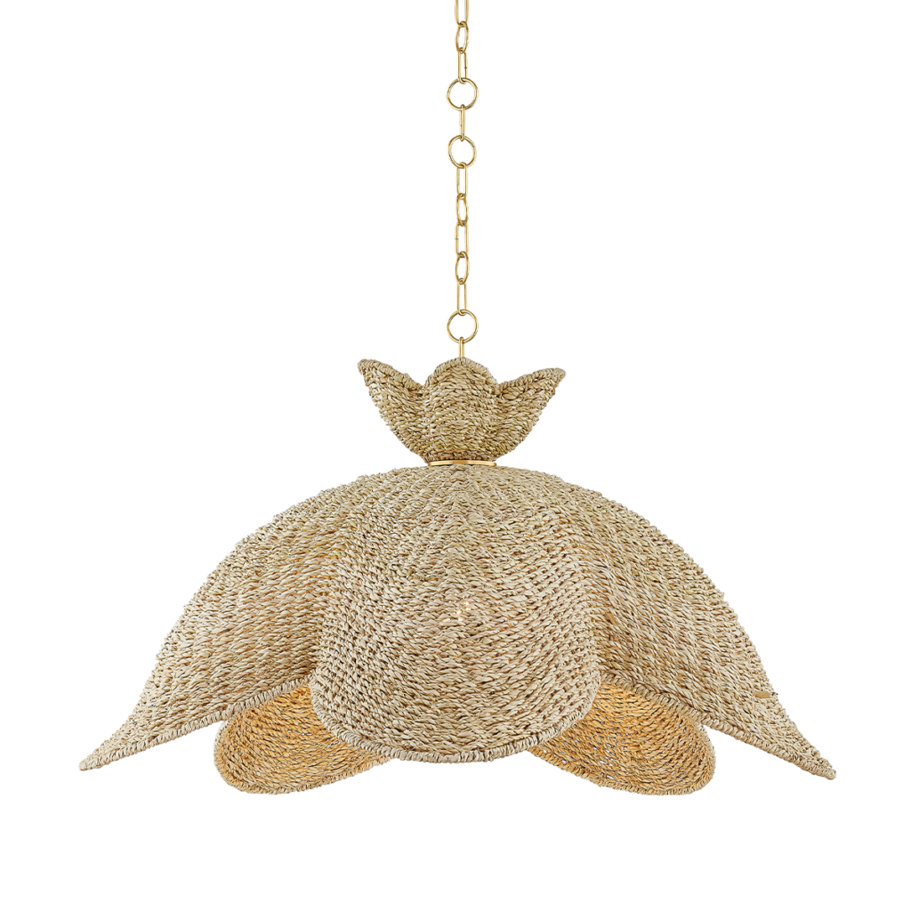 Mitzi Solie Pendant in Aged Brass