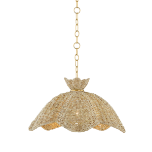 Mitzi Solie Pendant in Aged Brass