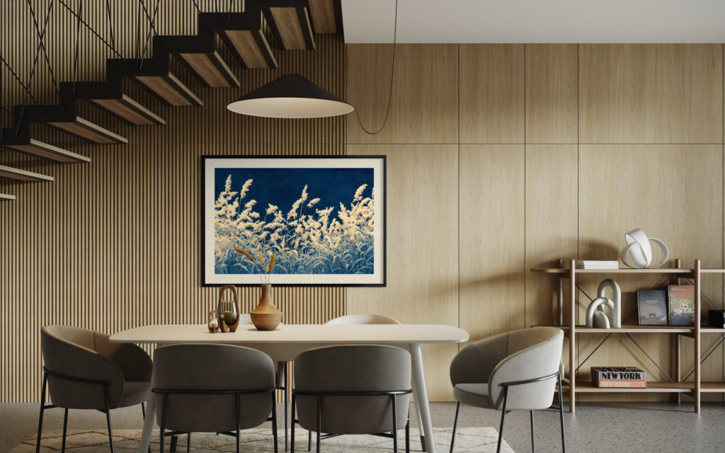 Night Grasses in a Smartist dining-room vignette