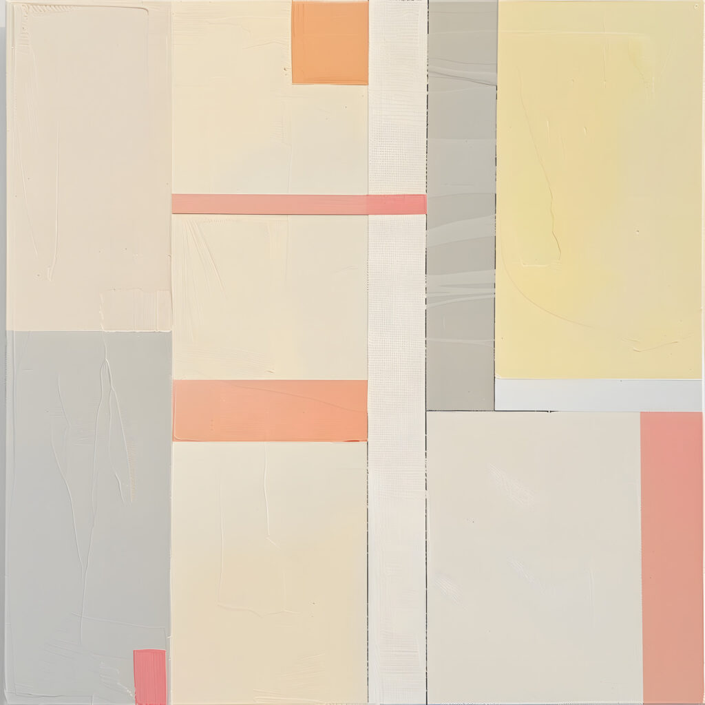 Peach Equilibrium — room and artwork preview