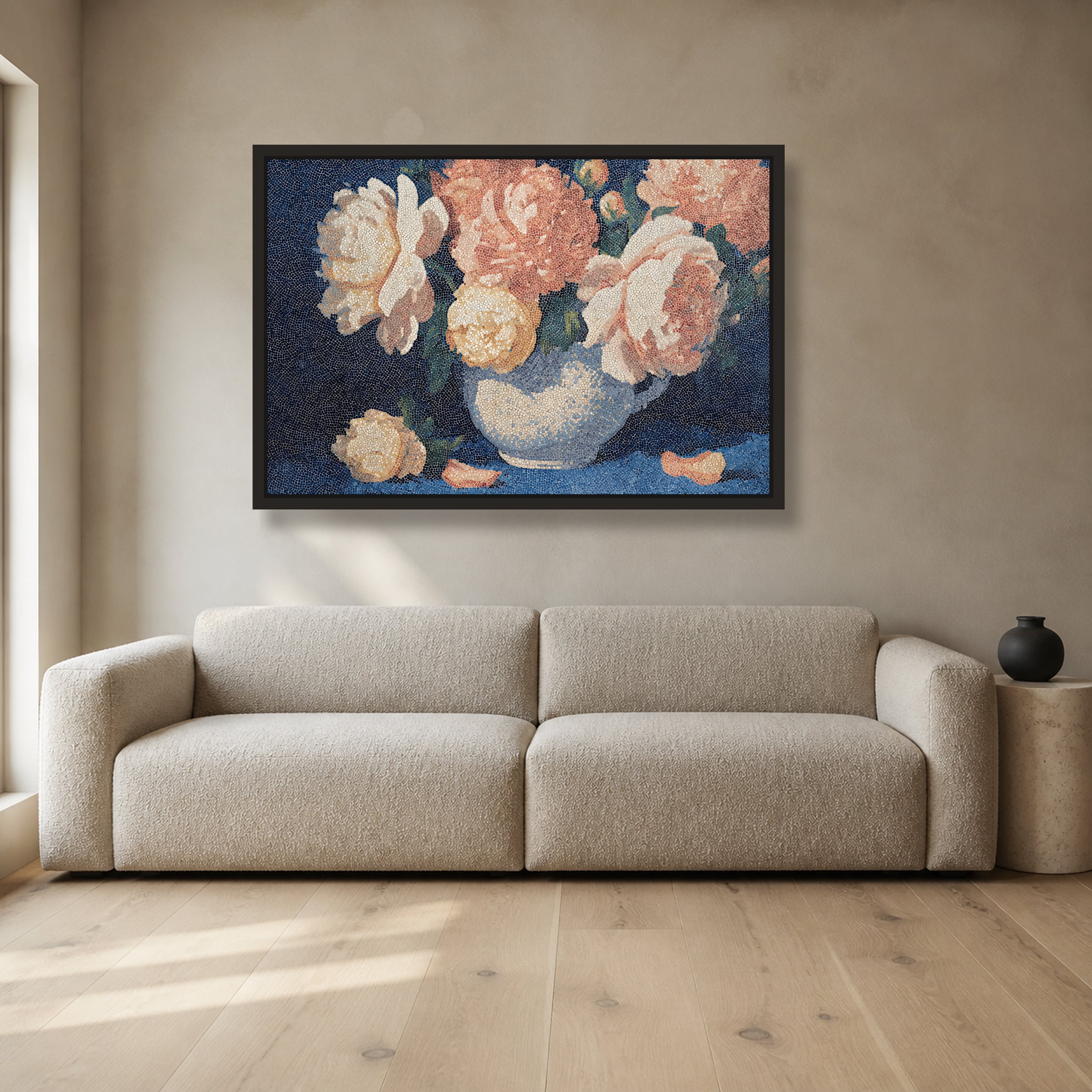 Bowl of Peonies