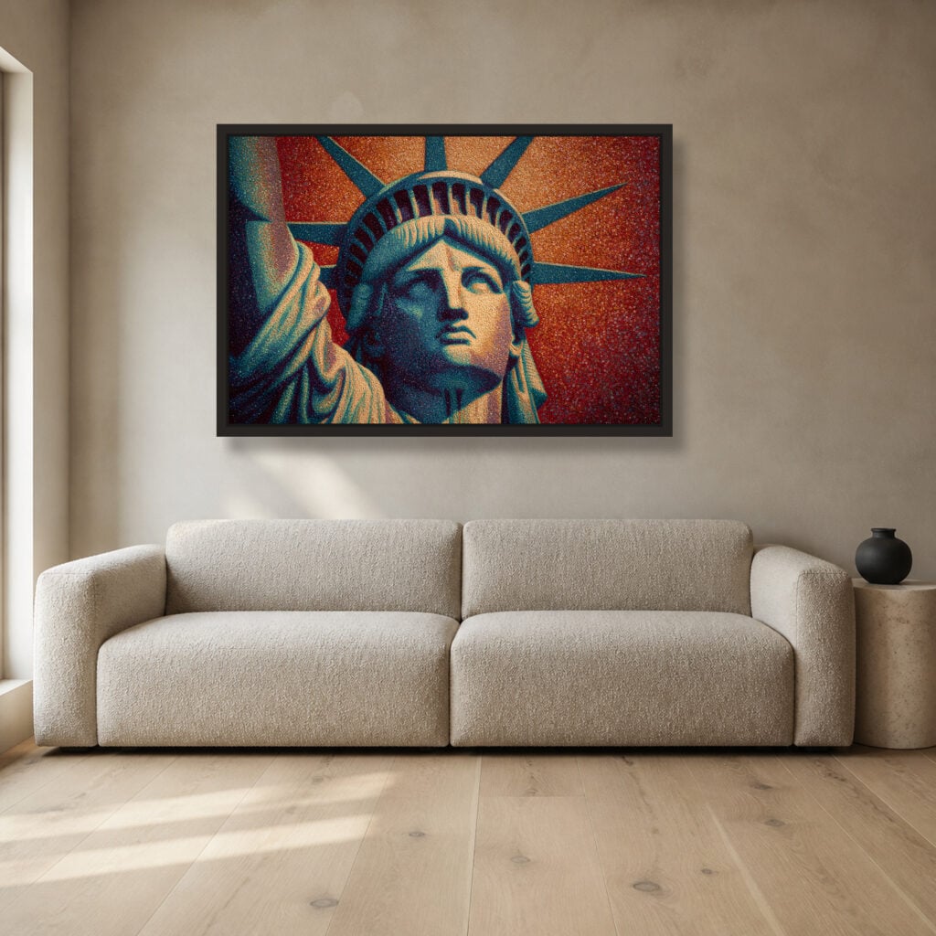Liberty in Red — room and artwork preview