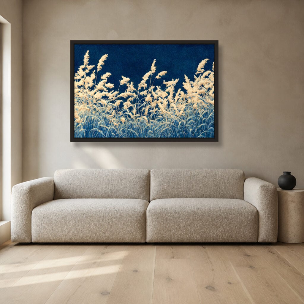 Night Grasses — room and artwork preview