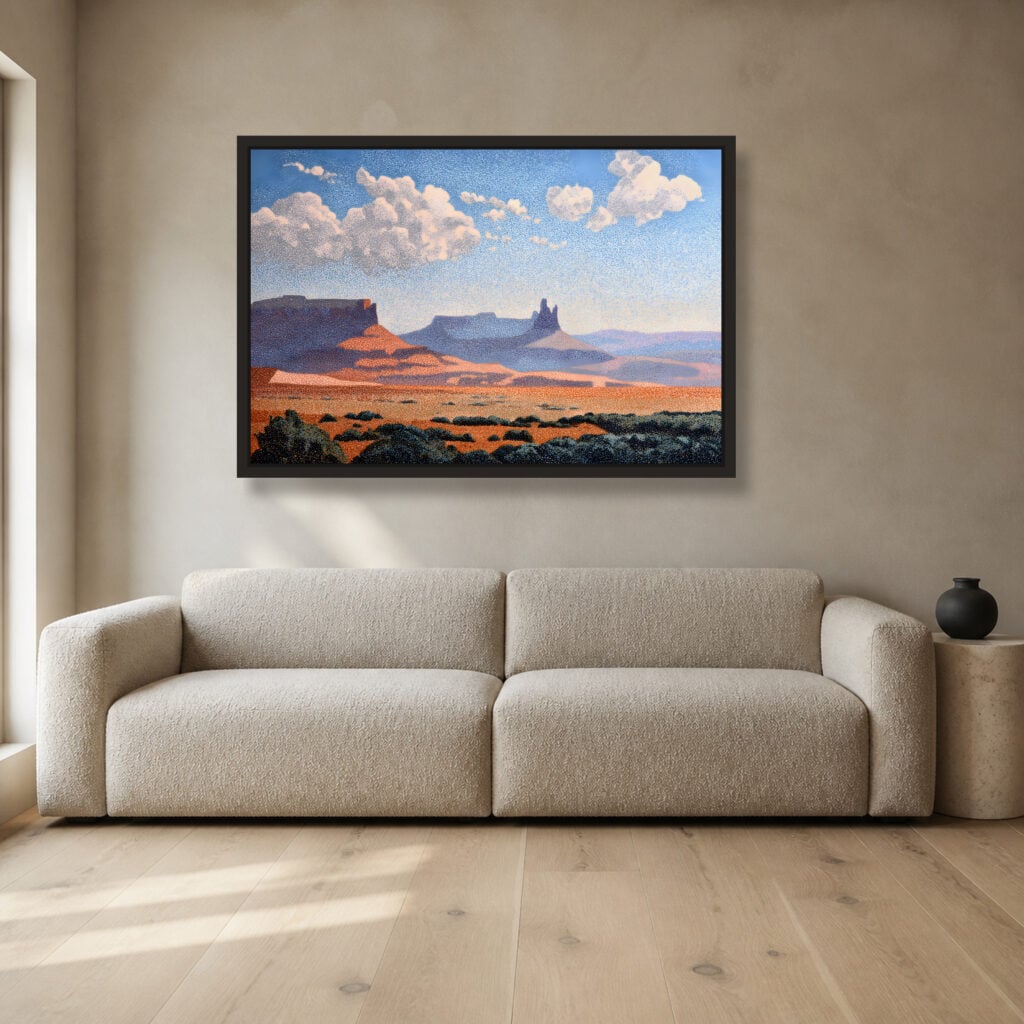 Wide Mesa — room and artwork preview